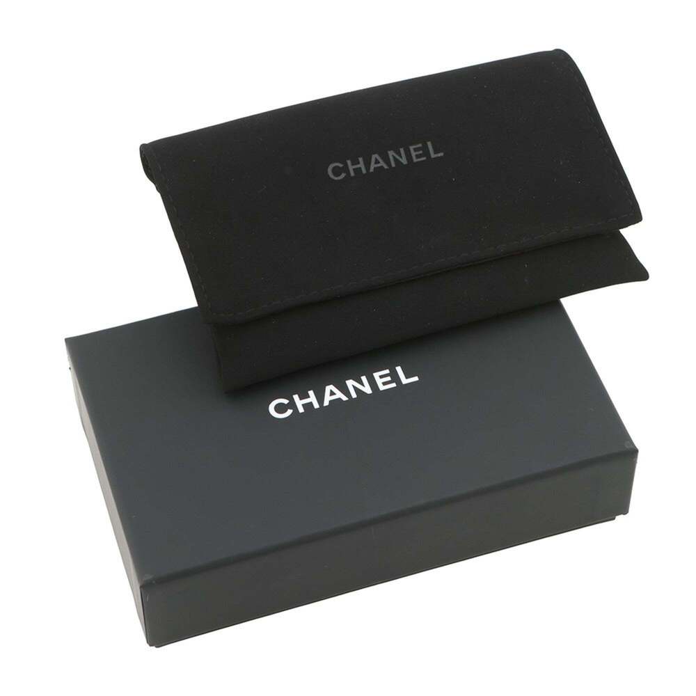 CHANEL Authentic Black Lambskin Leather Logo Wallet - Picture 10 of 10